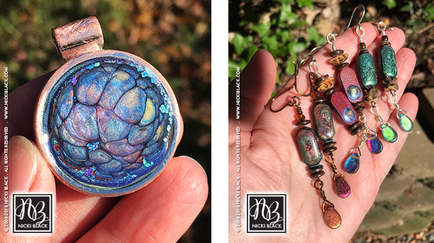 Handmade and Hand-painted Jewelry